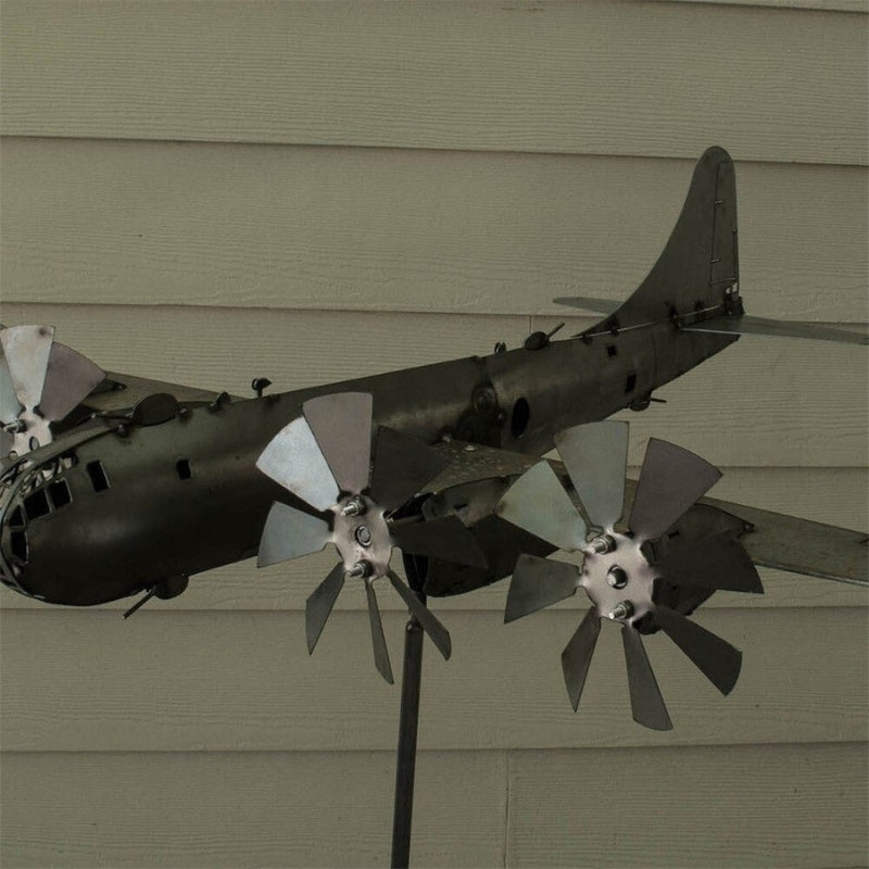 Aerovix vindmølle dekoration metal med jordspyd til have og terrasse
