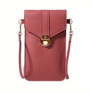 Sorena Touch Bag – crossbody taske med touch-skærmlomme og aftagelig rem