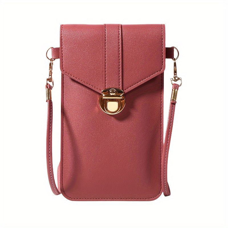 Sorena Touch Bag – crossbody taske med touch-skærmlomme og aftagelig rem