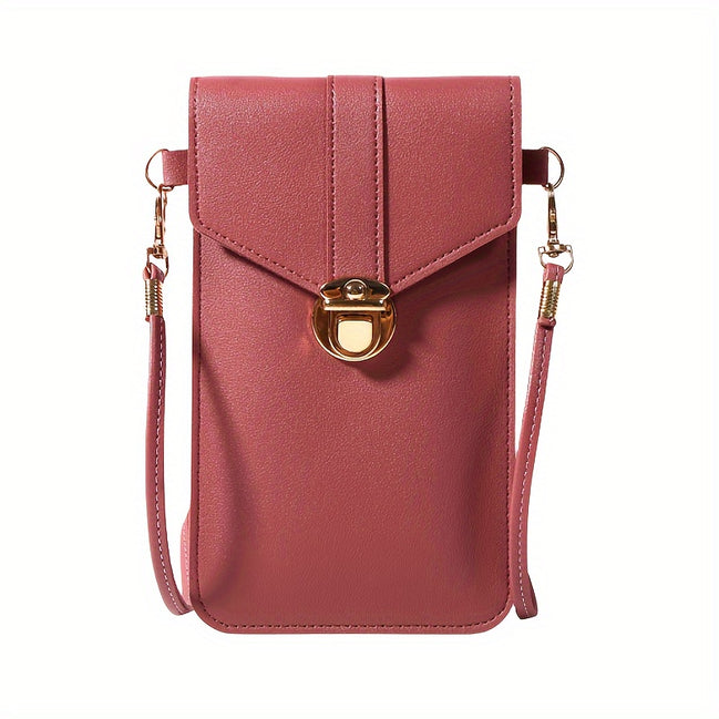 Sorena Touch Bag – crossbody taske med touch-skærmlomme og aftagelig rem
