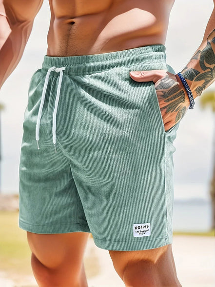 Stravio shorts – stribet design og komfortpasform
