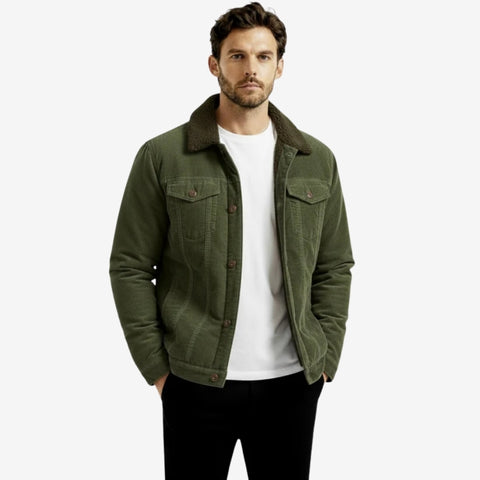 Valren long sleeve jacket med knapper og lommer