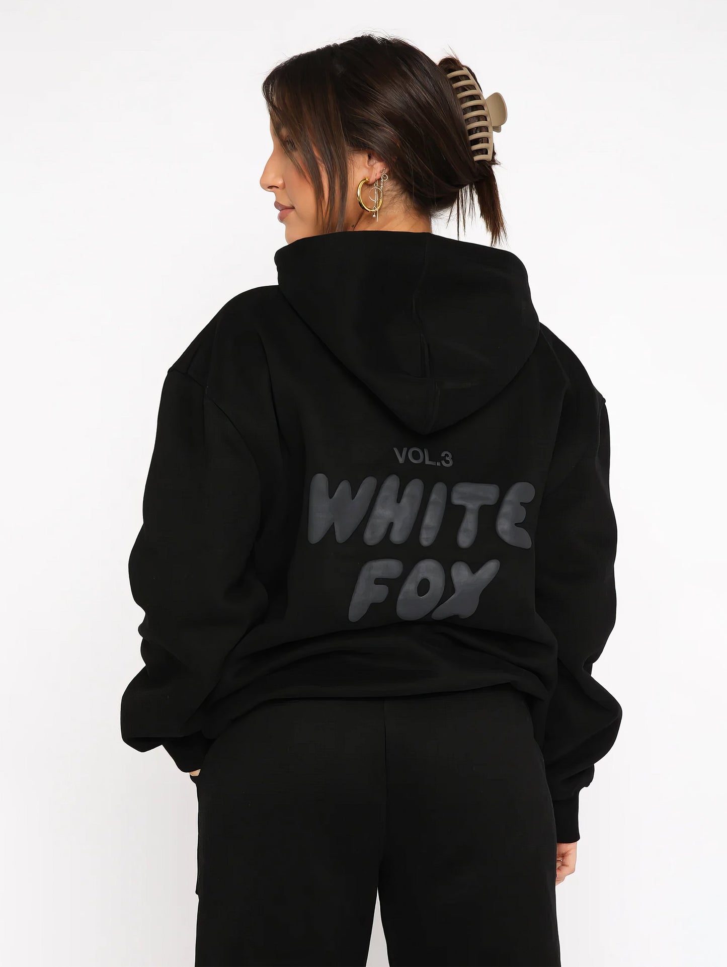 White Fox Luxe Lounge Set – Hoodie & Joggers