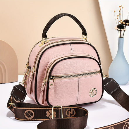 Elvoria Multi-Layer Shoulder Bag