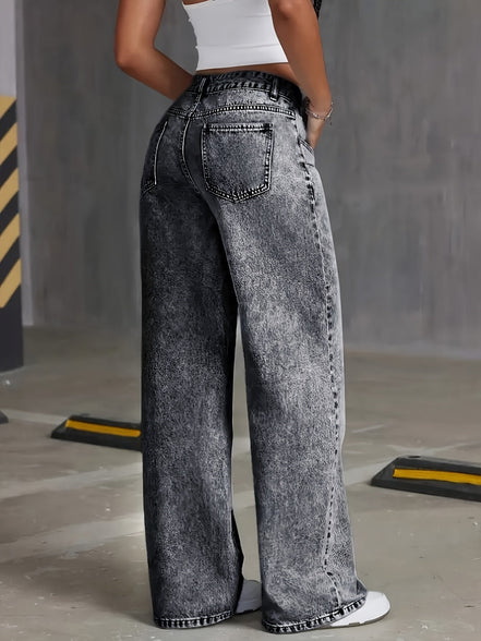 Elora Baggy Denim Jeans til kvinder
