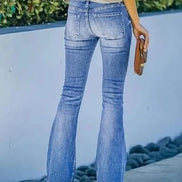 Levana Bootcut Jeans med Høj Talje