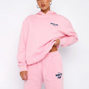White Fox Luxe Lounge Set – Hoodie & Joggers