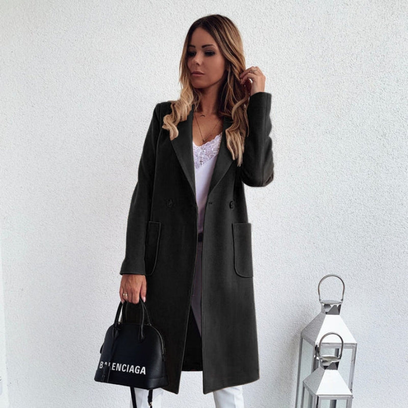 Liorena lapel jacket med knapper og lommer