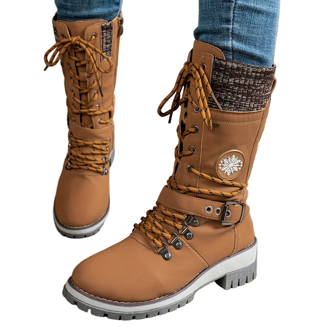 Arvella Knit Mid-Calf Boots