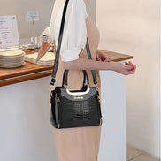 Arvella Croco Crossbody Bag