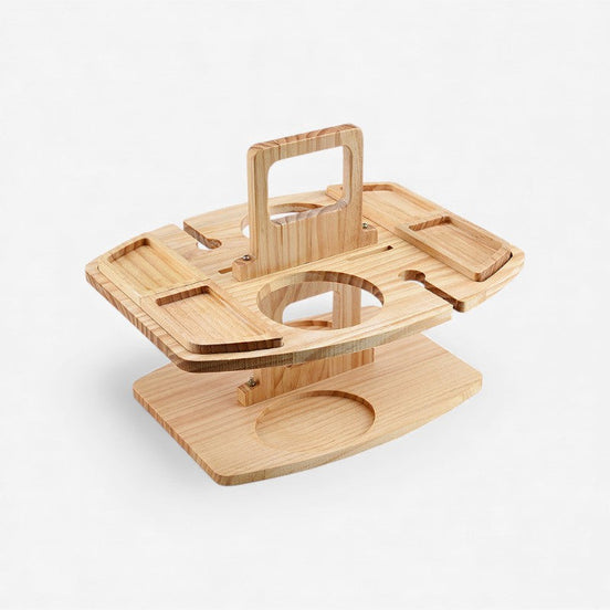 Trayloft Mini-bord – bærbart træbord med håndtag