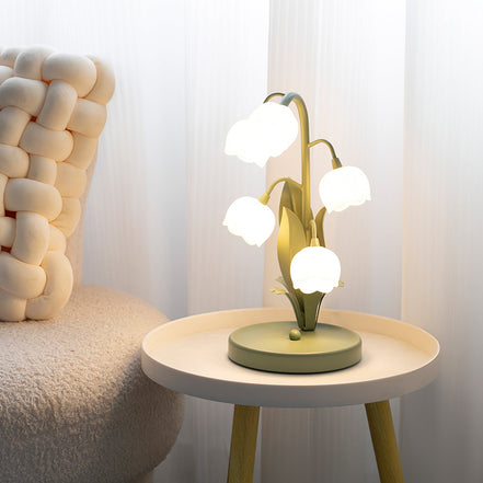 Florivana bordlampe med polycarbonat skærm