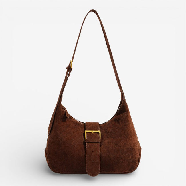 Norvia skuldertaske med justerbar rem og lynlås