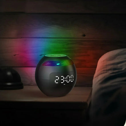 Digitaler LED Wecker Mit Bluetooth – Stylisches Nachtlicht Für Jeden Raum 3
