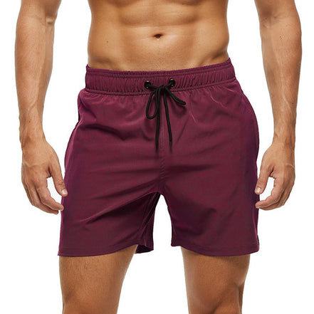 Hurtigtørrende badeshorts til herre med lynlåslommer og elastisk talje – shorts til strand og svømning – Aquenor