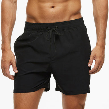 Hurtigtørrende badeshorts til herre med lynlåslommer og elastisk talje – shorts til strand og svømning – Aquenor