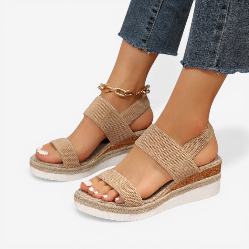 Chunkira sandaler dame – remsandaler med chunky sål og åben tå