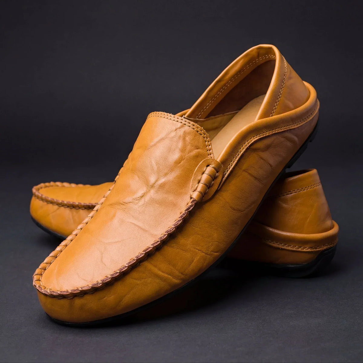 Herreloafers med slip-on design – Caverno