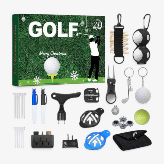 Golf adventi naptár 24 ablakkal és meglepetésekkel – Golfvoria