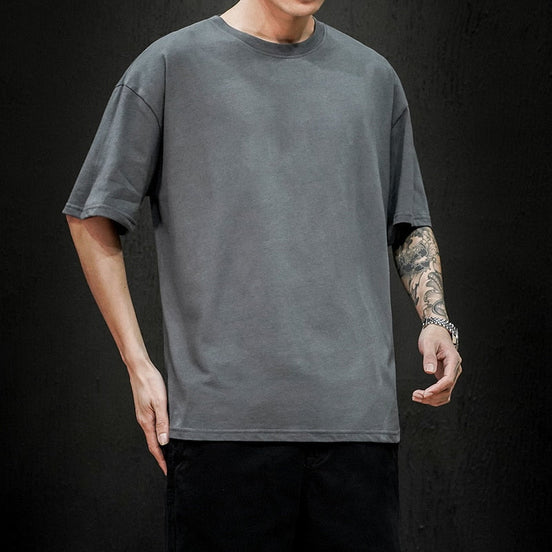 Averon oversized T-shirt – rund hals og firkantet pasform