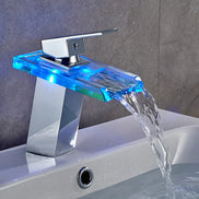 Aqualume LED vandfaldshane – temperaturstyret farvevisning