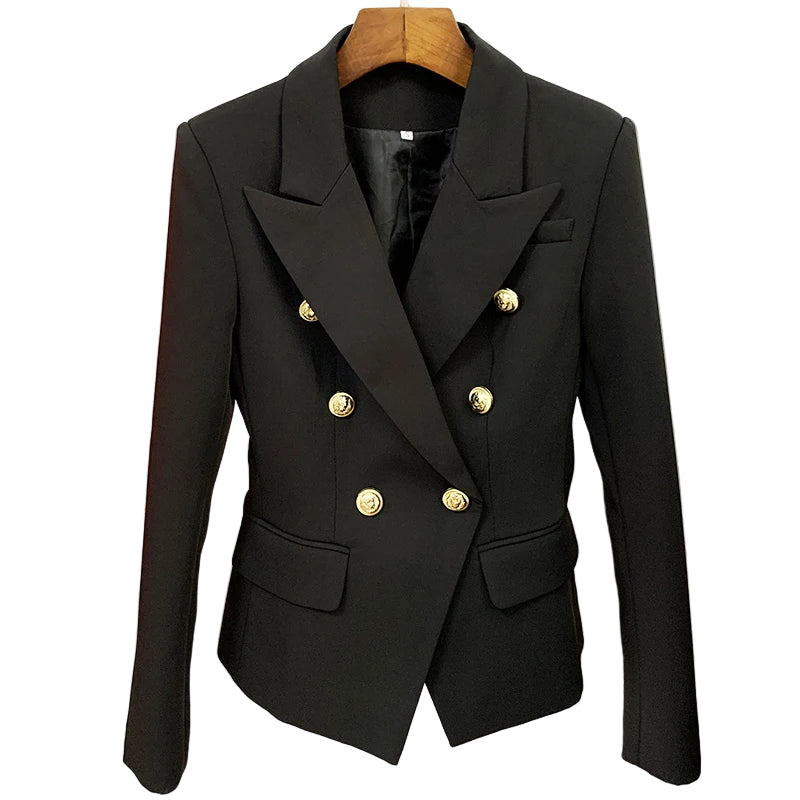 Camille Slimfit Blazer – Klassisk dobbeltradet dameblazer