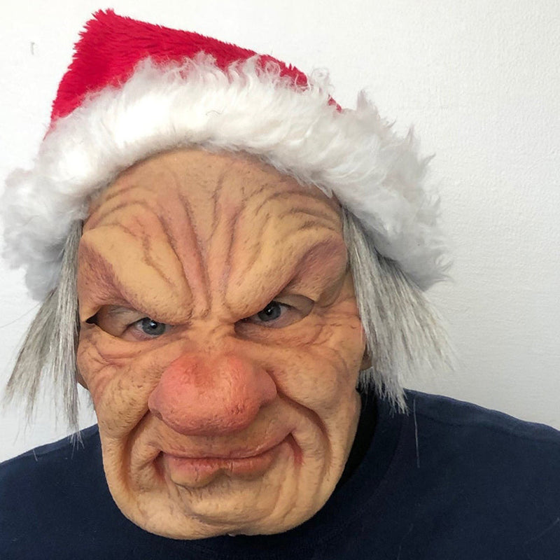 Helmaske i latex med bevægelig mund til Halloween og cosplay – Valthera