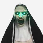 Helmaske i latex med bevægelig mund til Halloween og cosplay – Valthera
