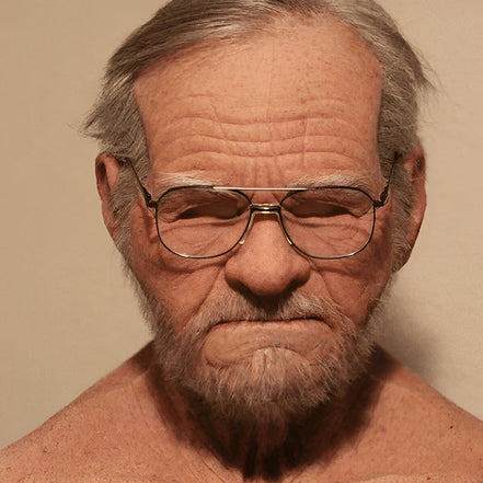 Helmaske i latex med bevægelig mund til Halloween og cosplay – Valthera