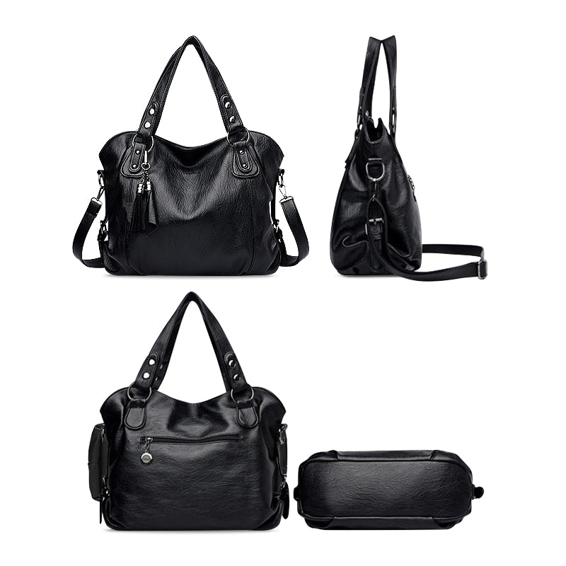 Elviera håndtaske med aftagelig skulderrem