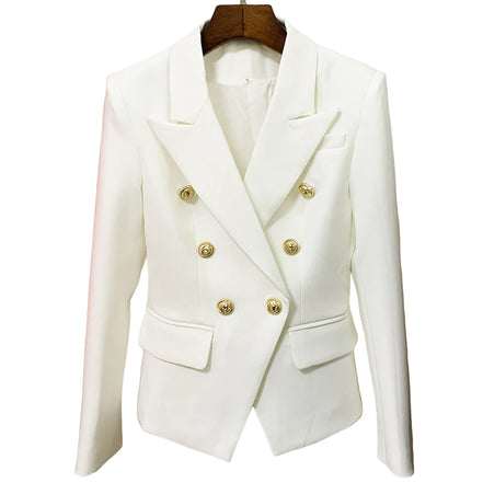 Camille Slimfit Blazer – Klassisk dobbeltradet dameblazer