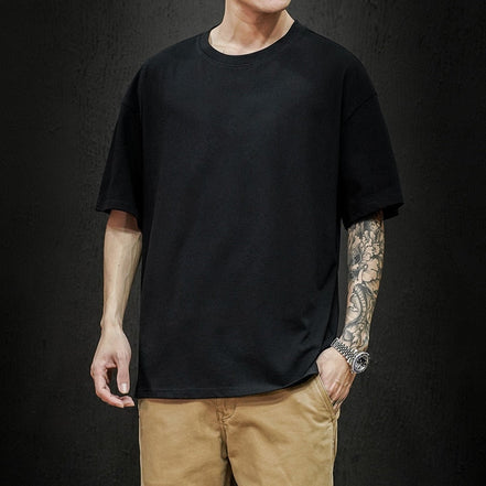 Averon oversized T-shirt – rund hals og firkantet pasform