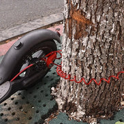 Velmora skivebremse lås med stålkabel til cykel scooter og motor