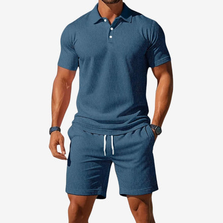 Herresæt med polo og shorts – Aerovik