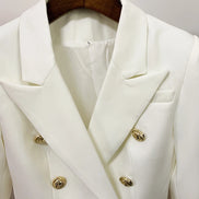 Camille Slimfit Blazer – Klassisk dobbeltradet dameblazer