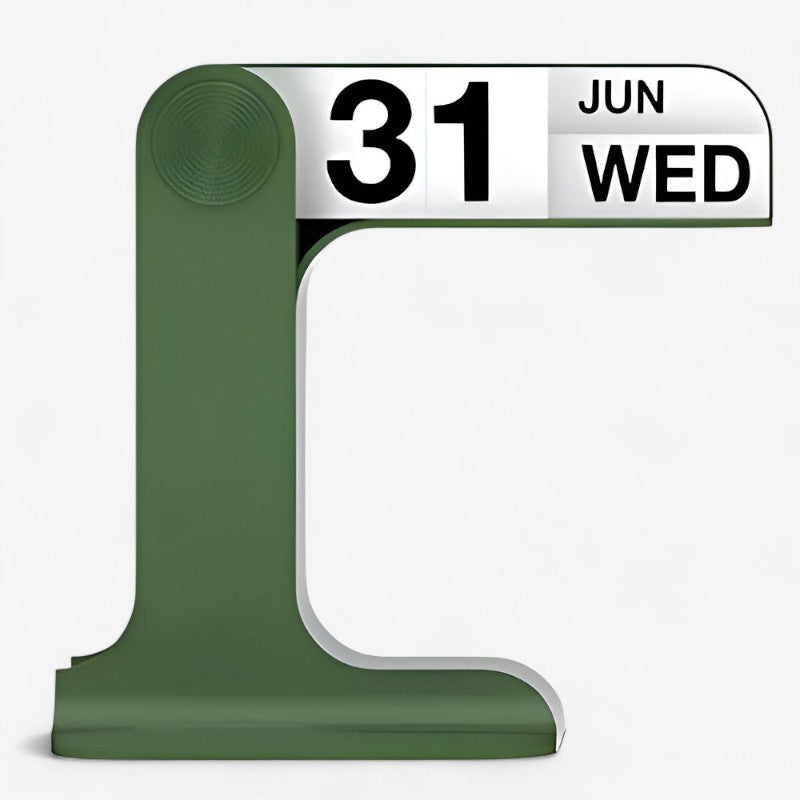 Kalviro skrivebordskalender justerbar resin kompakt base til hjem og kontor