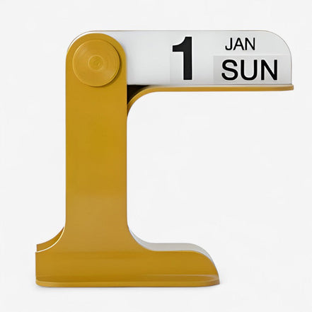 Kalviro skrivebordskalender justerbar resin kompakt base til hjem og kontor