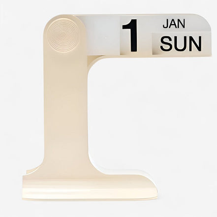 Kalviro skrivebordskalender justerbar resin kompakt base til hjem og kontor
