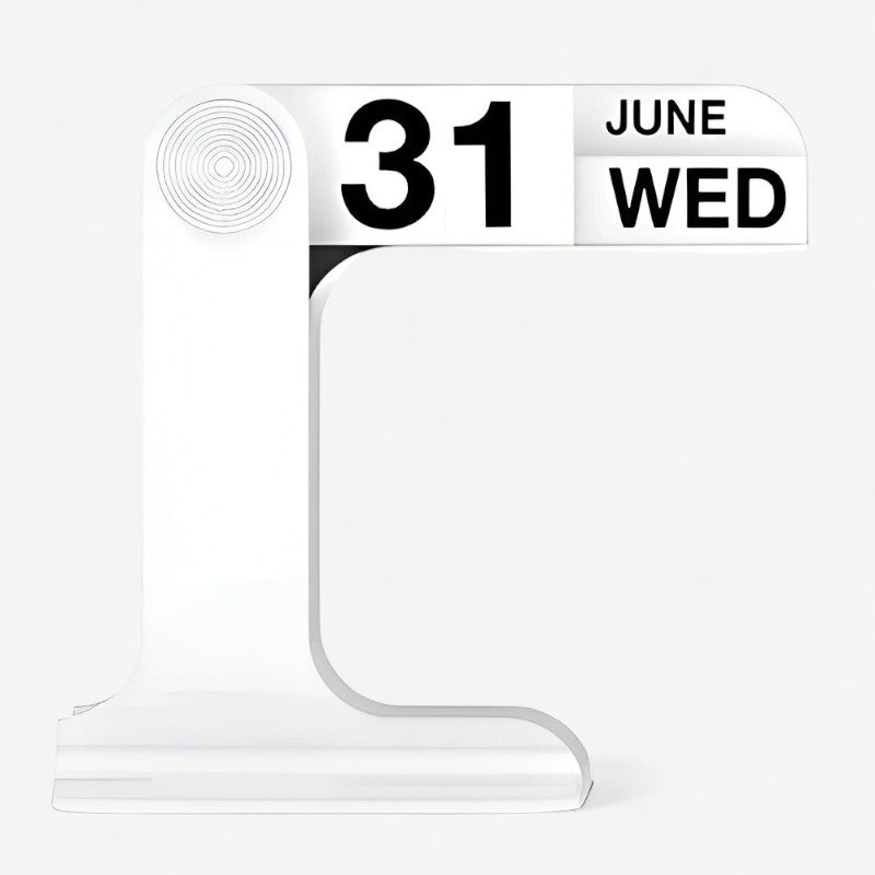 Kalviro skrivebordskalender justerbar resin kompakt base til hjem og kontor