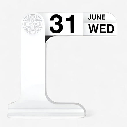 Kalviro skrivebordskalender justerbar resin kompakt base til hjem og kontor
