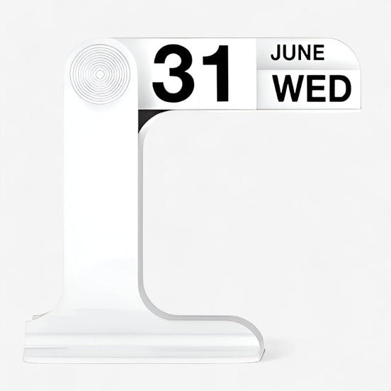 Kalviro skrivebordskalender justerbar resin kompakt base til hjem og kontor