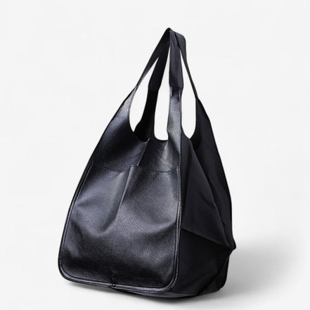 Morvexa dame håndtaske skuldertaske med flere rum stort design