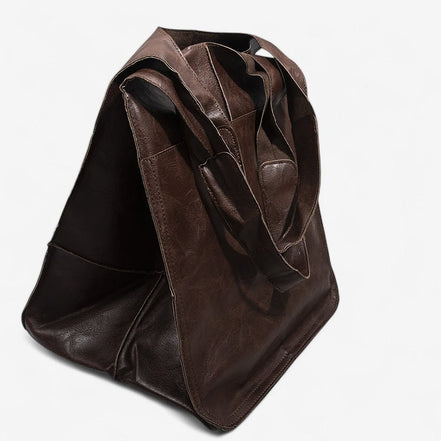 Morvexa dame håndtaske skuldertaske med flere rum stort design