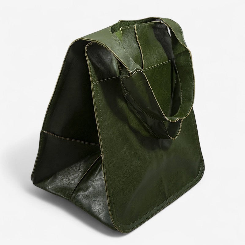 Morvexa dame håndtaske skuldertaske med flere rum stort design