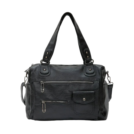 Sorina skuldertaske med rummelig indretning