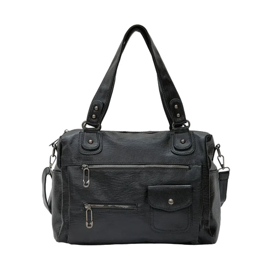 Sorina skuldertaske med rummelig indretning