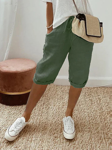 Noriva relaxed shorts – elastisk talje og sidelommer