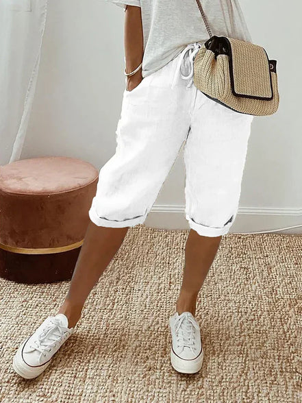 Noriva relaxed shorts – elastisk talje og sidelommer