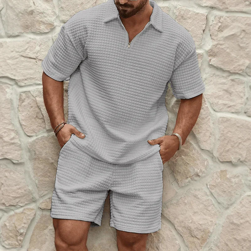 Rivano 2-delt sæt – T-shirt og shorts i afslappet pasform