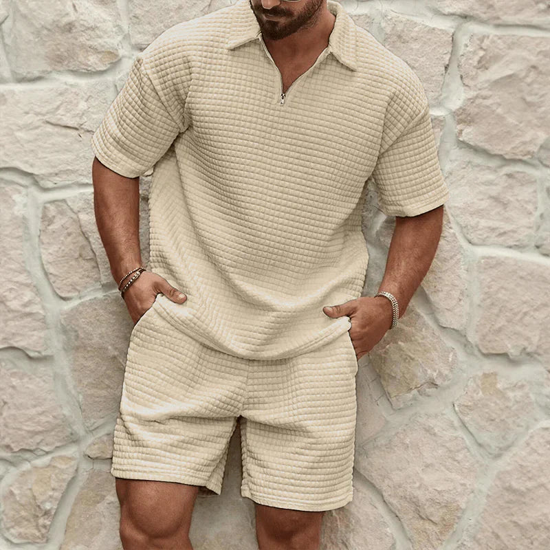 Rivano 2-delt sæt – T-shirt og shorts i afslappet pasform